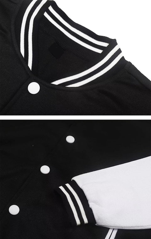 Vintage Arc Men's Casual Slim Fit Varsity Jacket | Lightweight Letterman Bomber Jacket | Baseball College Jacket For Men