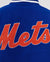 Jorde Calf Men's Varsity NY Letterman Mets Basketball Bomber Style Jacket - Vintage NY Baseball Fleece Jacket with PU Leather Sleeves.